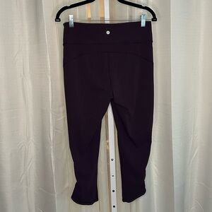 Lululemon Athletica Leggings Maroon Purple Athletic Pants